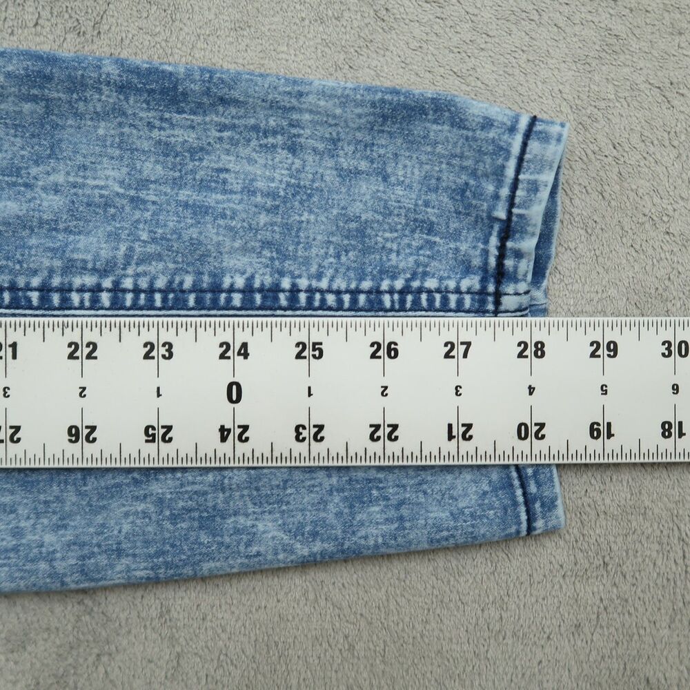 Vanilla Star Jeans Junior's Size 13 Blue Mid-Rise Skinny Pants 28" Inseam - Picture 3 of 14